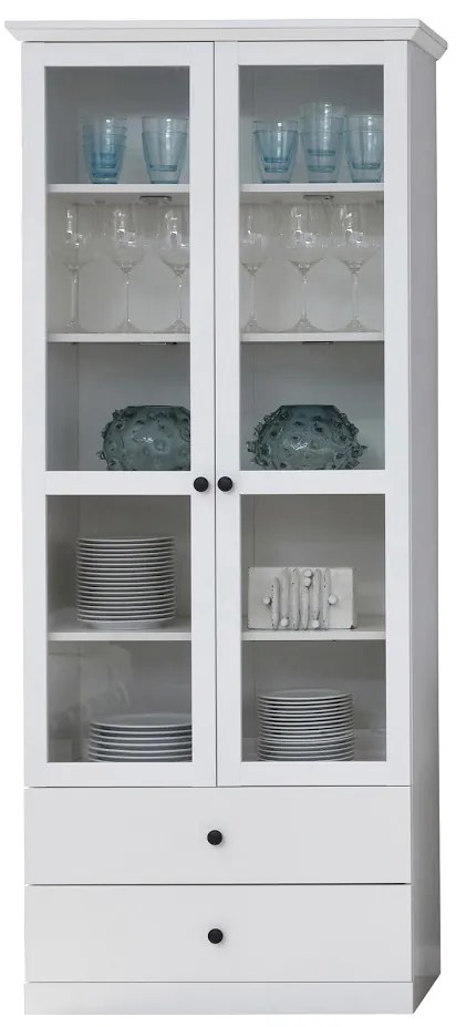 Vitrin Brendon 2W2S (fehér). 1052786