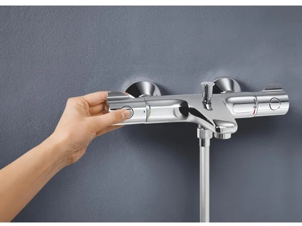 GROHE 34567000 - Termosztátos kádcsaptelep GROHTHERM 800 DN 15 fényes króm