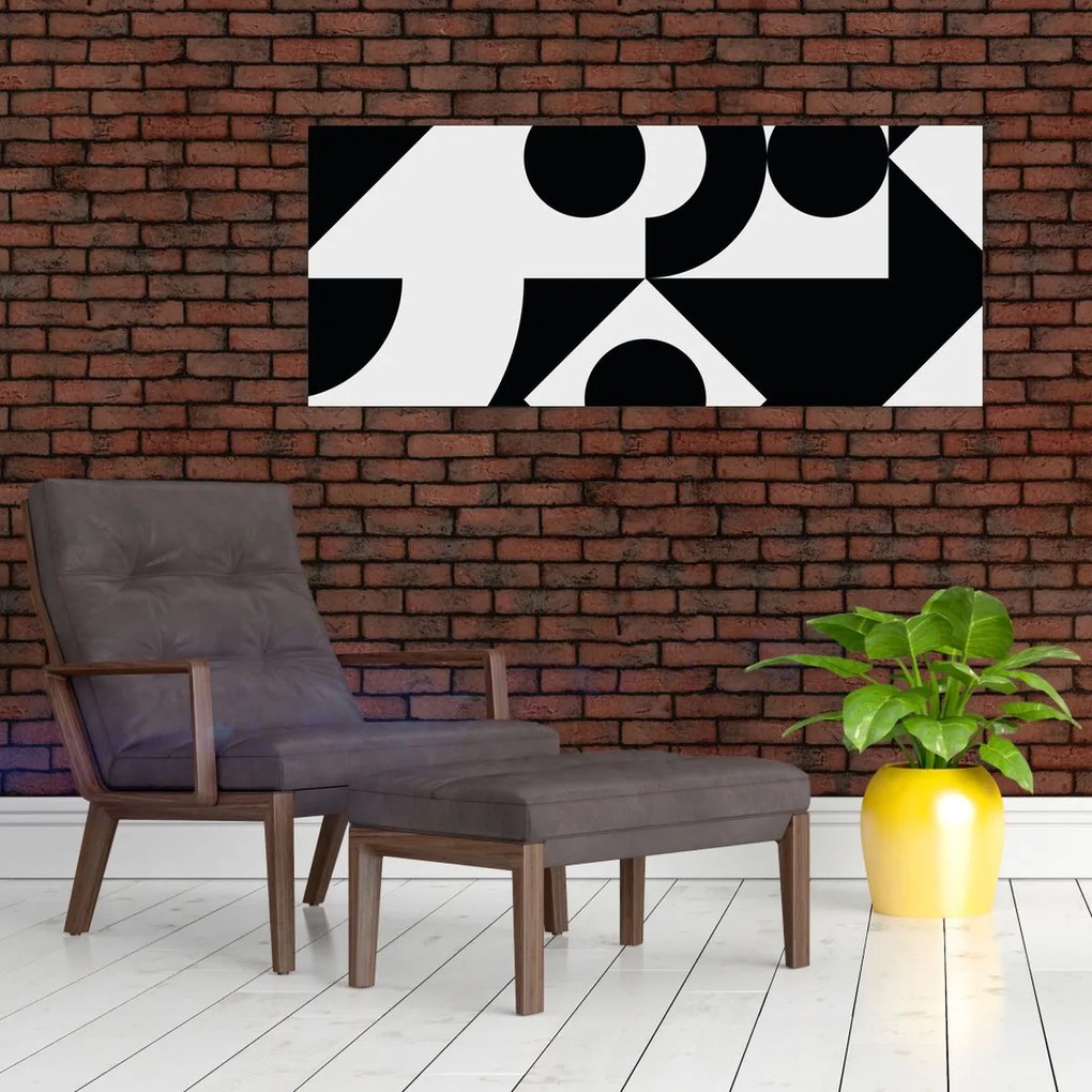 Kép - Geometriai absztrakció N⁰1 (120x50 cm)