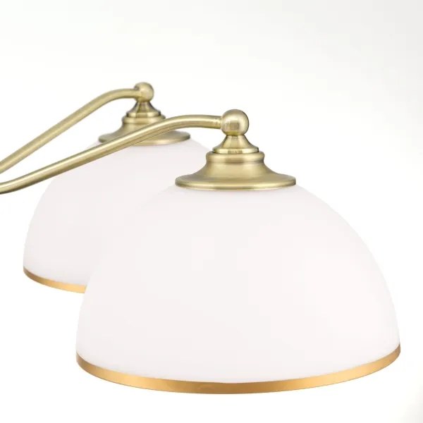 Orion LU 1838/5 - Csillár láncon OLD LAMP 5xE27/40W/230V fehér/réz