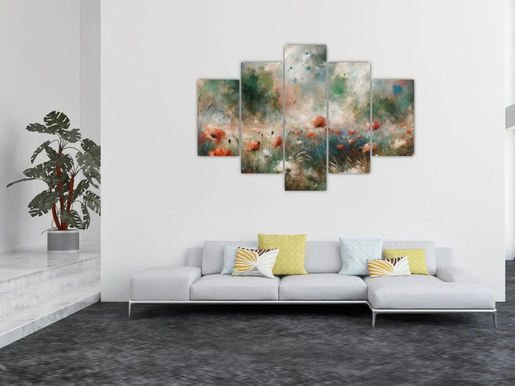 Kép – Pipacsmező absztrakciója (150x105 cm)