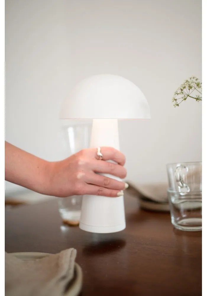 Fehér LED asztali lámpa (magasság 26,5 cm) Fungi – Markslöjd