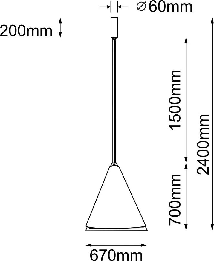 ANTIGO 5047 PONTE Modern Függesztett Lámpa Fekete LED IP20