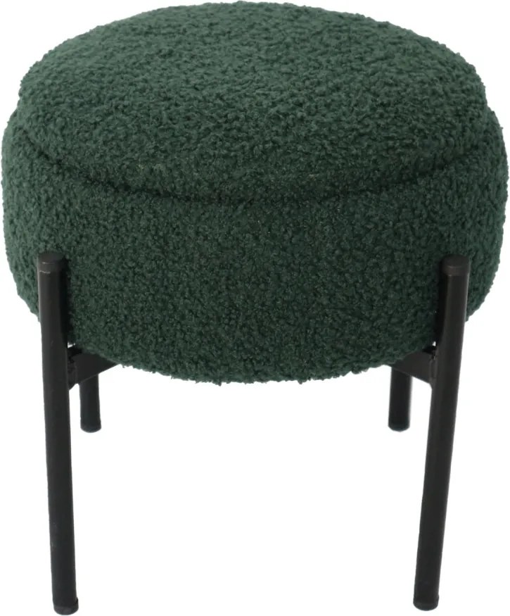 Kerek puff fém lábakon 28 x 31 cm