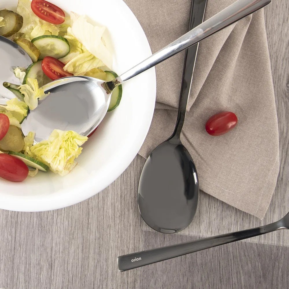 Rozsdamentes acél salátaszedő Black – Orion