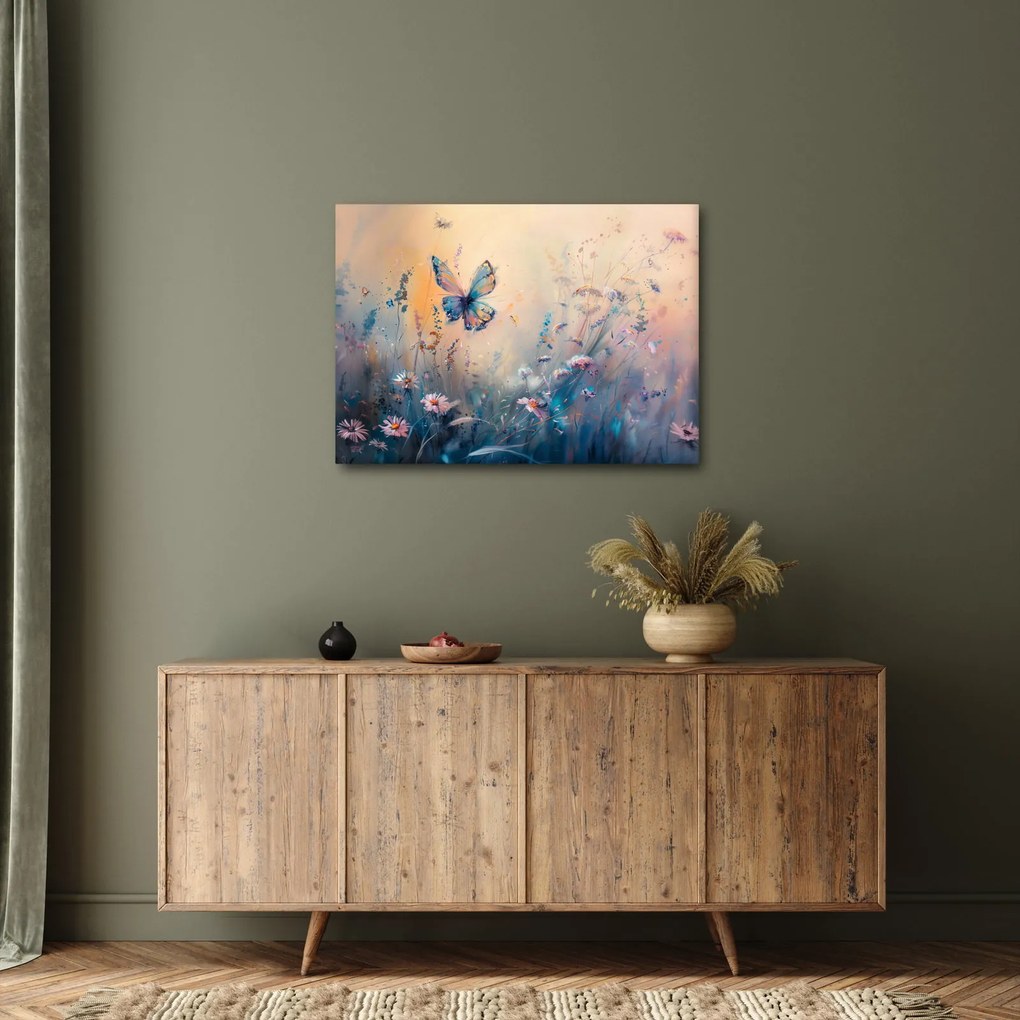 Kép - Rét pillangóval II (70x50 cm)