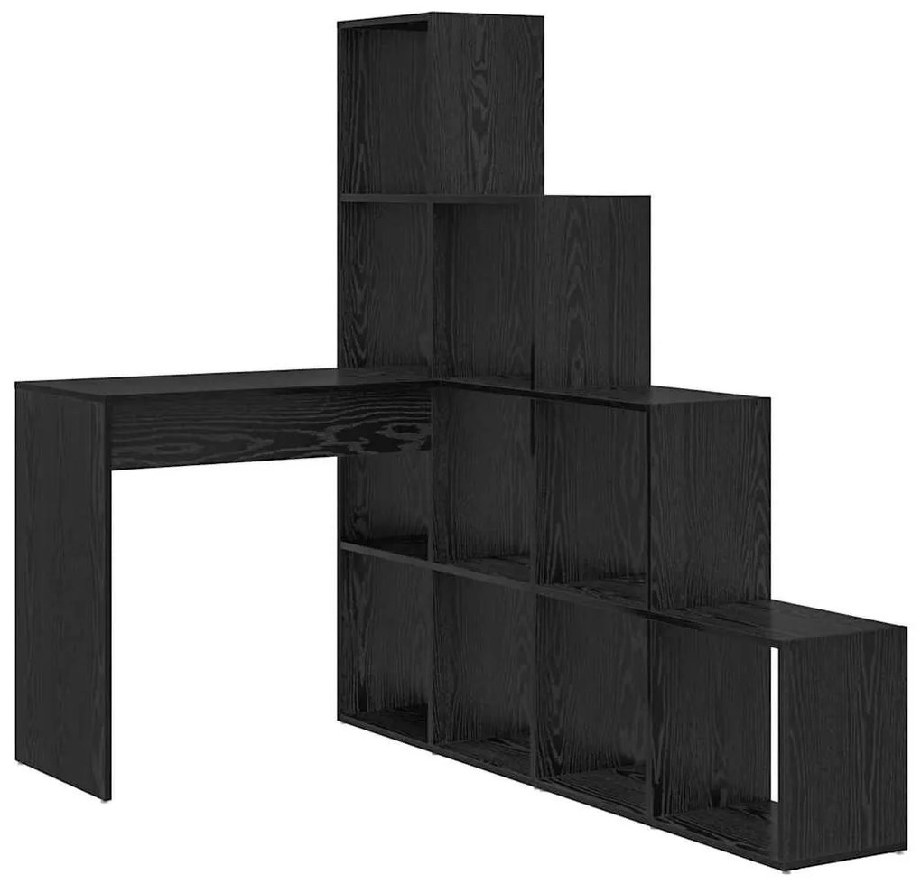 Sarokíróasztal Musta tammi 101,5 x 149,5 x 149,5 cm Faanyag