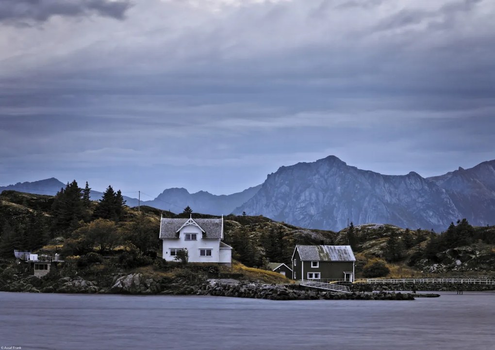 Poszter 42x29,7cm Norvég fjord, Assaf Frank