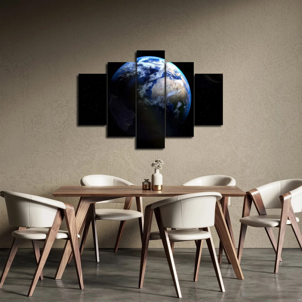 Föld és a Hold képe (150x105 cm)