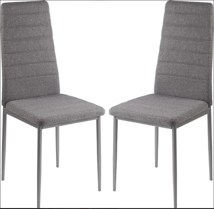 Coleta Nova étkezőszék - Szürke Szövet N