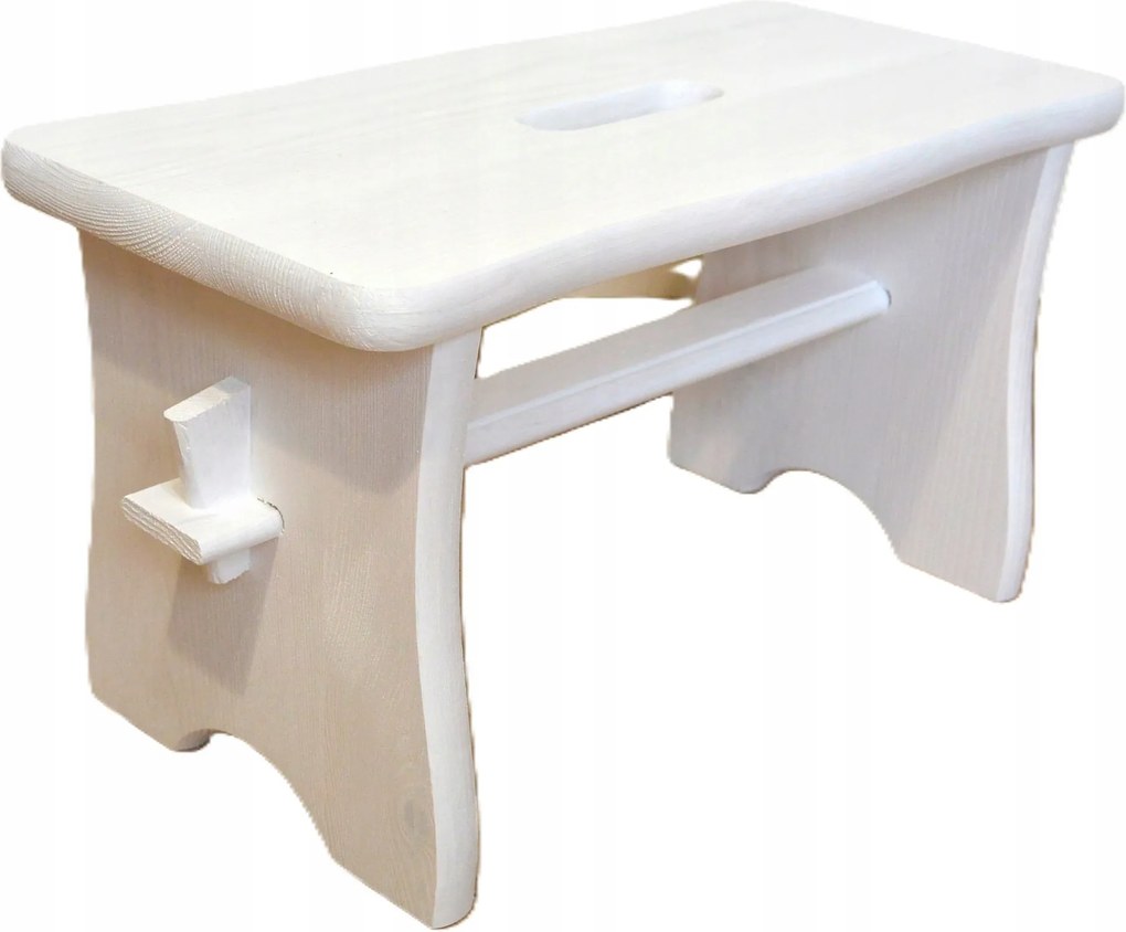 Fehér Festett Szék Zsinór Fából Készült Zsidó Fsc konyhai állvány