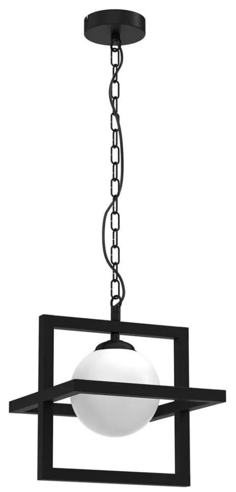 Csillár láncon DIEGO 1xE14/40W/230V fekete