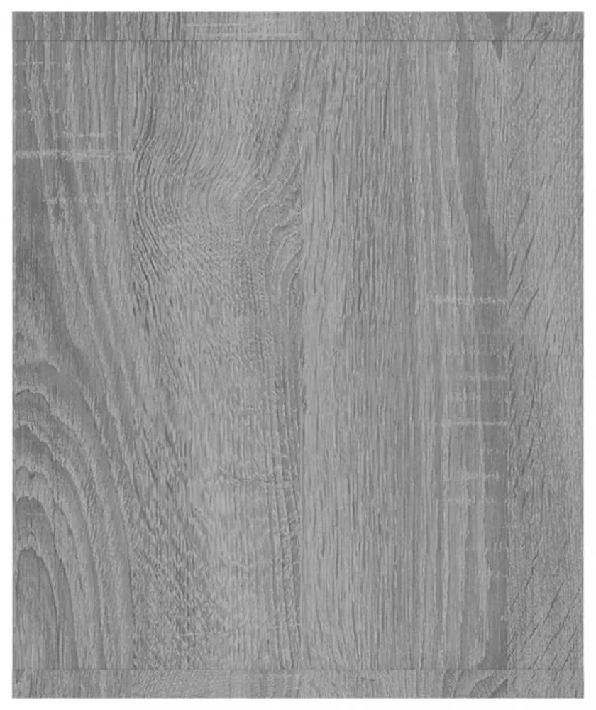 szürke sonoma színű szerelt fa könyv-/TV-szekrény 143x30x36 cm
