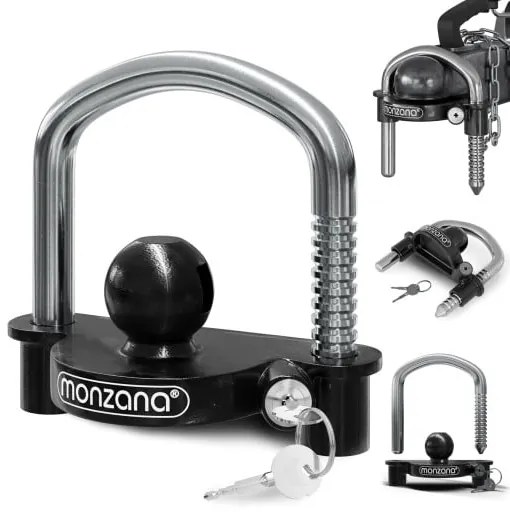 monzana® Utánfutó zár - fekete