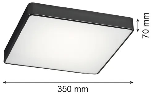 Argon 1580 - Mennyezeti lámpa ONTARIO 4xE27/15W/230V