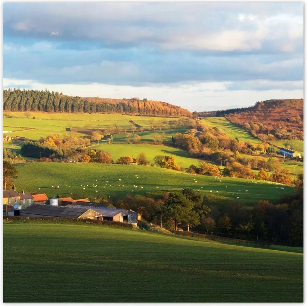 Poszterek 30x30 Hegyi völgy