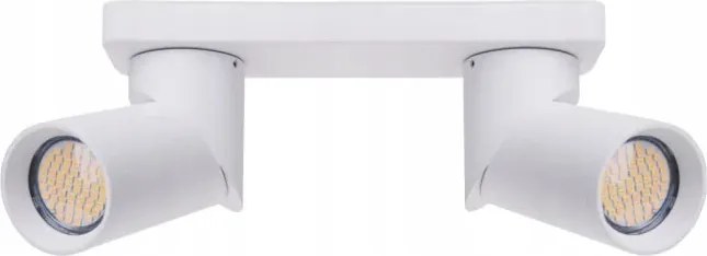 Spot lámpatest 2xGU10 léc mozgatható cső fehér FLORA2 IP20