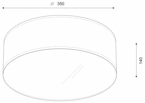 Brilagi - LED Mennyezeti lámpa SIRIJA LED/12W/230V átm. 35 cm krémes