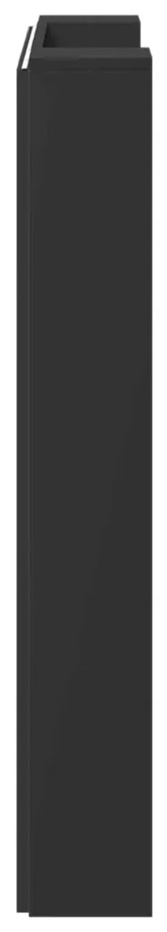 Fejtámla LED -es lámpákkal Fekete 100 x 16,5 x 103,5 cm Faanyag