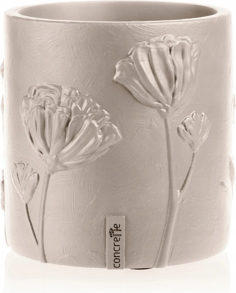 Virágtartó Flower Deco Light Beige Poli 13 cm Virágtartó