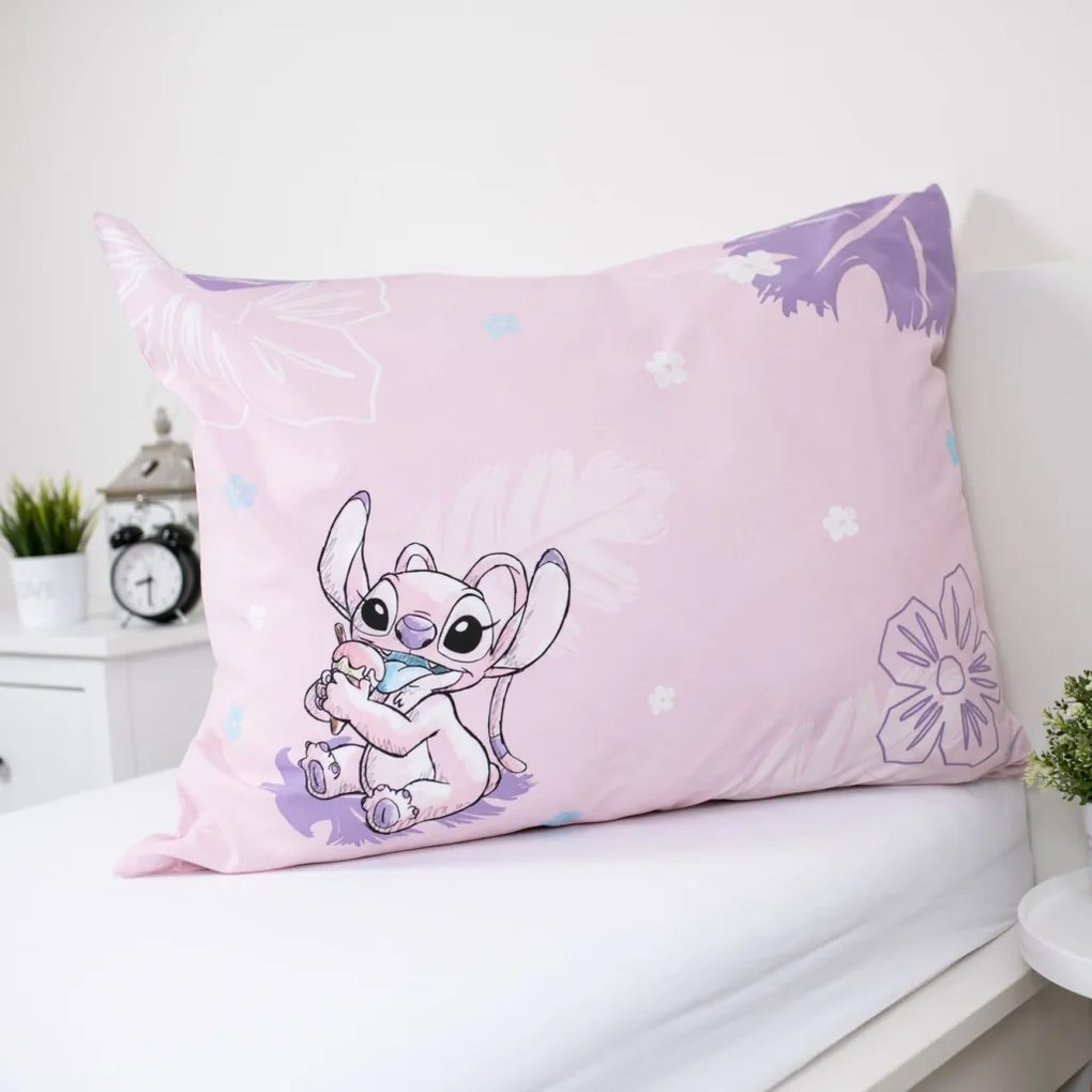 Disney Lilo és Stitch, A csillagkutya Ice Cream ágyneműhuzat 140×200cm, 70×90 cm