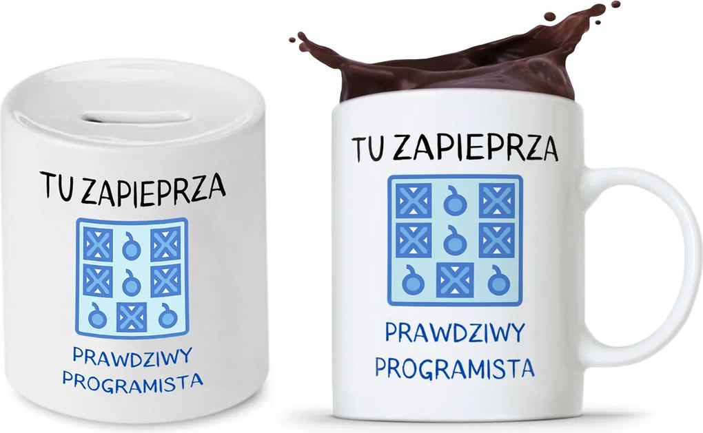 Informatikai Készlet Ajándék Bögre Persely fényképes nyomtatással