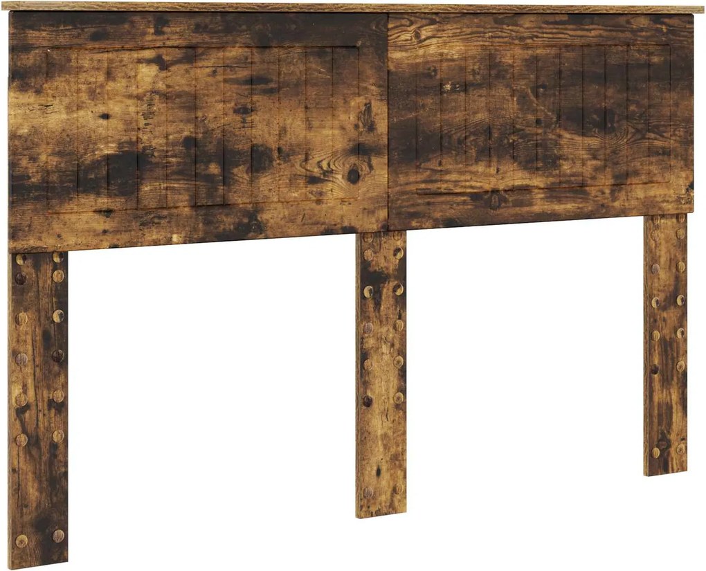 vidaXL Fejtámla Füstölt tölgy 140 cm Faanyag