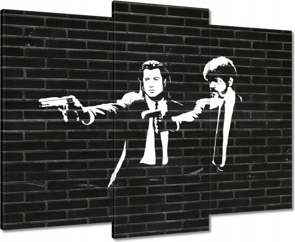 Vászonkép 90x70 Ponyva Fiction Graffiti