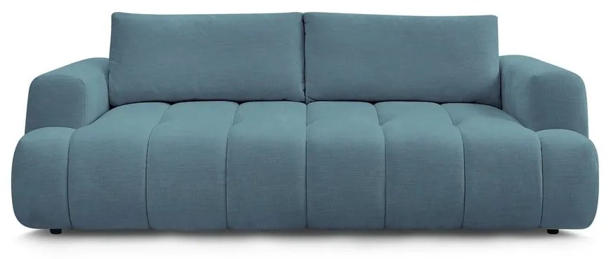 Kék kinyitható-tárolóhelyes kanapé 251 cm Fuji – Bobochic Paris