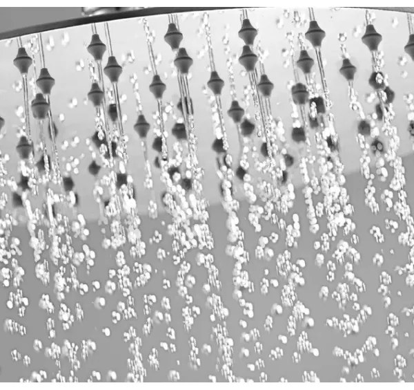 Sapho - Fejzuhany SLIM 30x30 cm csiszolt rozsdamentes