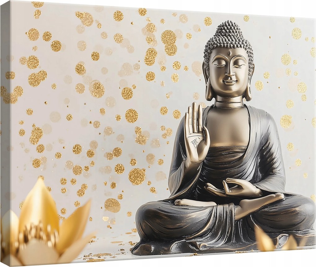 Vászon Falikép Absztrakt Buddha A Konyha Nappali Hálószobájába 100x70