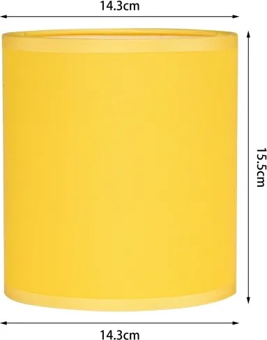 BRILAGI - LED fali lámpa NUBILA WOOD 1xE27/25W/230V + LED/3W tölgy/fekete/sárga