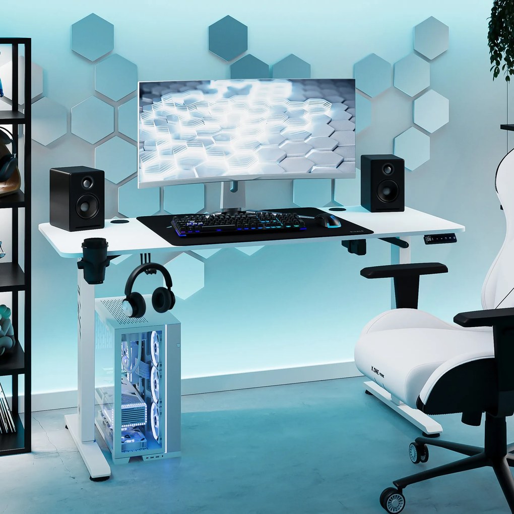 Diablo X-Tensio Állítható Magasságú Íróasztal 1400 Fehér