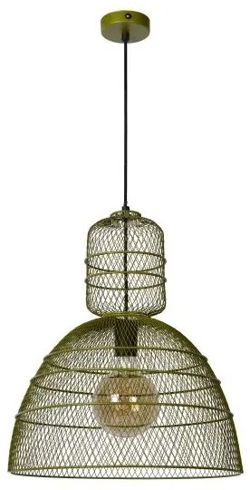 Lucide 78395/01/33 - Csillár zsinóron GASSET 1xE27/60W/230V zöld