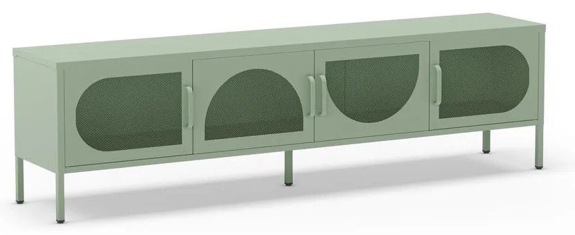 Mentazöld TV-állvány 180x50 cm Tayra – Marckeric