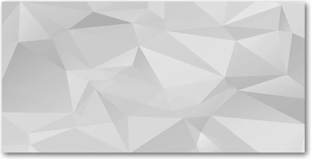 Lacobel Absztrakt panel háromszögek 100x50 cm Ragasztó