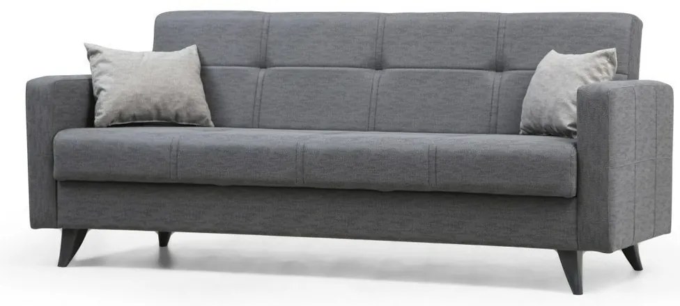 Polya 3 Dark Grey kihúzható kanapé
