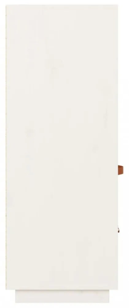 fehér tömör fenyőfa magasszekrény 67 x 40 x 108,5 cm