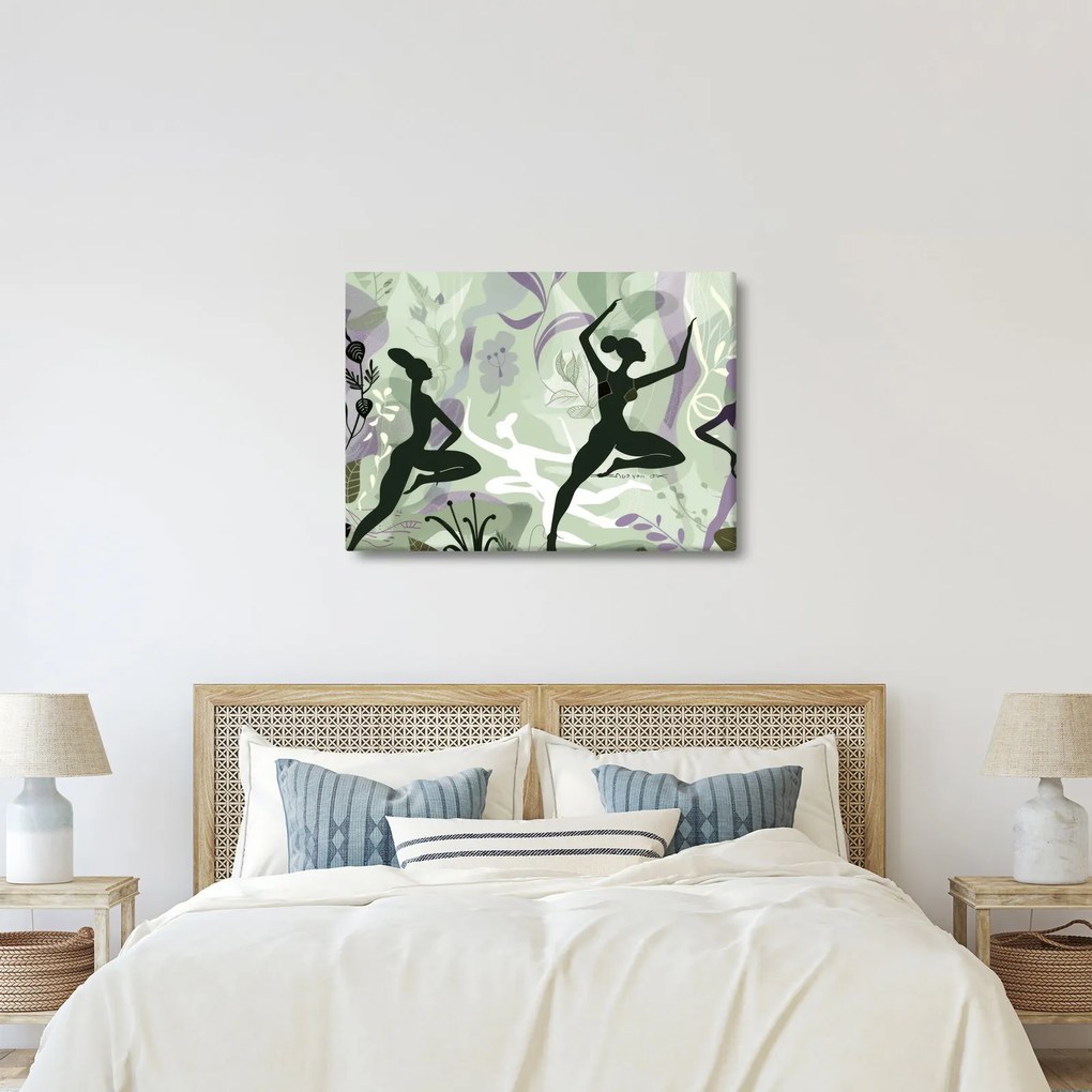 Kép - A táncosok illusztrációja (70x50 cm)
