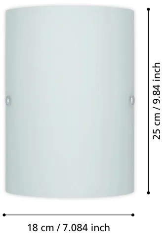 EGLO 85979 - TROY 3 fali lámpa 1xE14/60W fehér