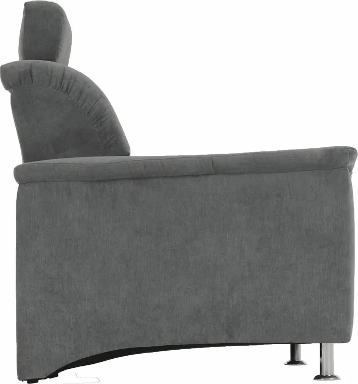 Fotel, szürke szövet, SANTIAGO