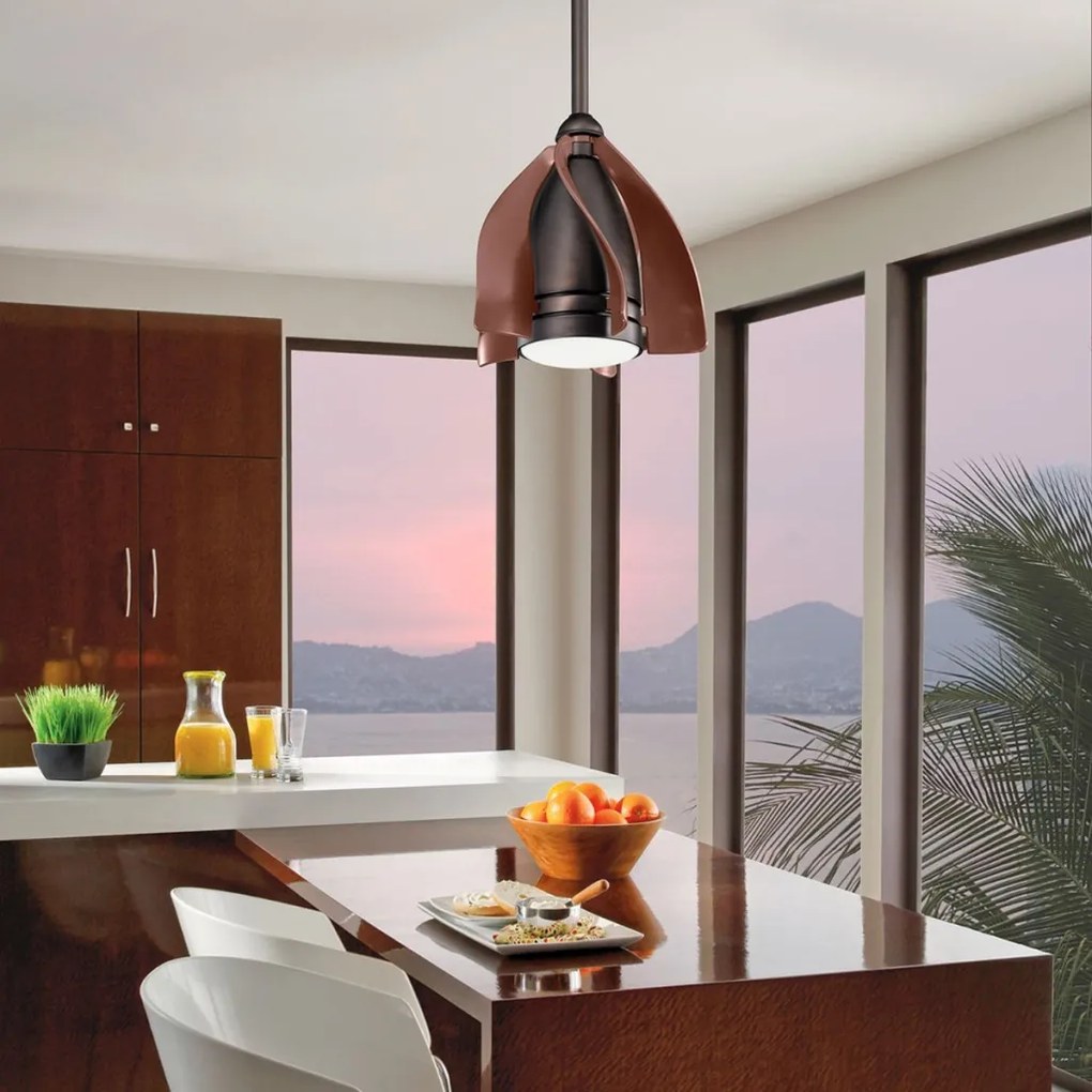 KICHLER KLF-TERNA-15-BB TERNA Ventilátoros lámpa Olajozott Bronz LED IP20