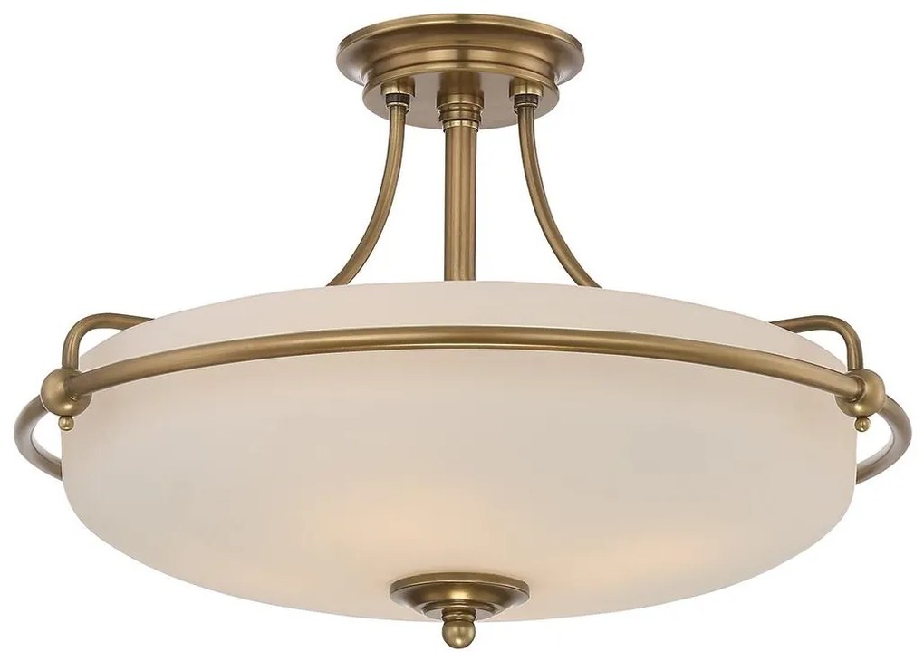 Elstead QZ-GRIFFIN-SFM-WS - Felületre szerelhető csillár GRIFFIN 4xE27/100W/230V réz