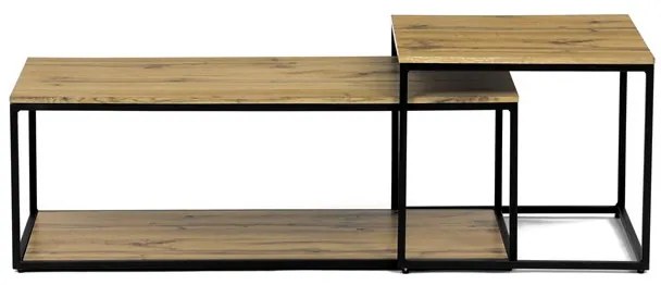 Dohányzóasztal 100 × 50 × 35 cm MDF vadtölgy CT-X7123 OAK