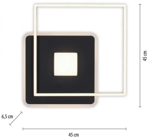JUST LIGHT. 15045-18 - LED Dimmelhető mennyezeti lámpa DOMINO LED/26W/230V