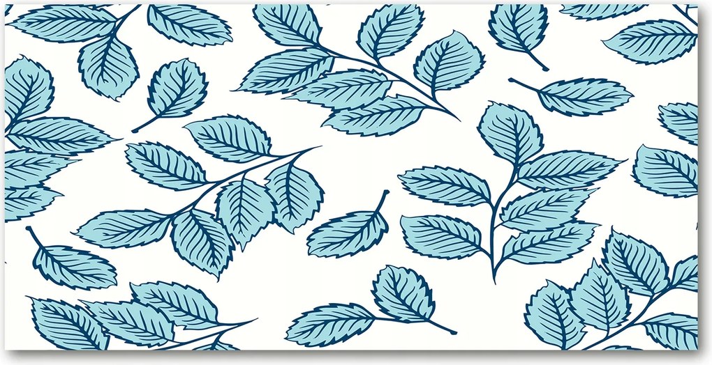 Üvegpanel a konyhába Levelek 140x70 cm Ragasztó