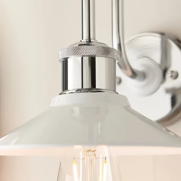 Endon 95508 - Fürdőszobai fali lámpatest MARIS 1xE27/6W/230V IP44 fényes króm