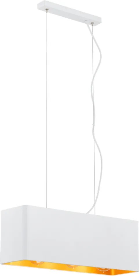 ARGON 1424 TENERYFA Modern Függesztett Lámpa Fehér, Arany E27 IP20