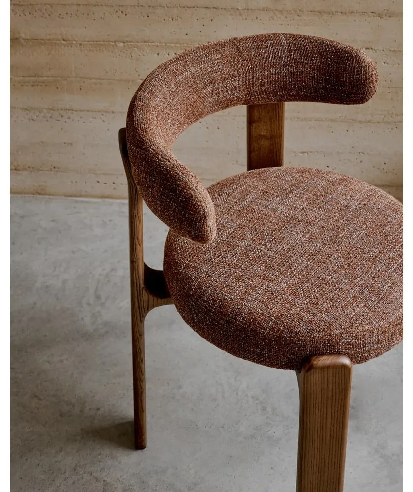 Barna kőrisfa étkezőszék Granite – Kave Home