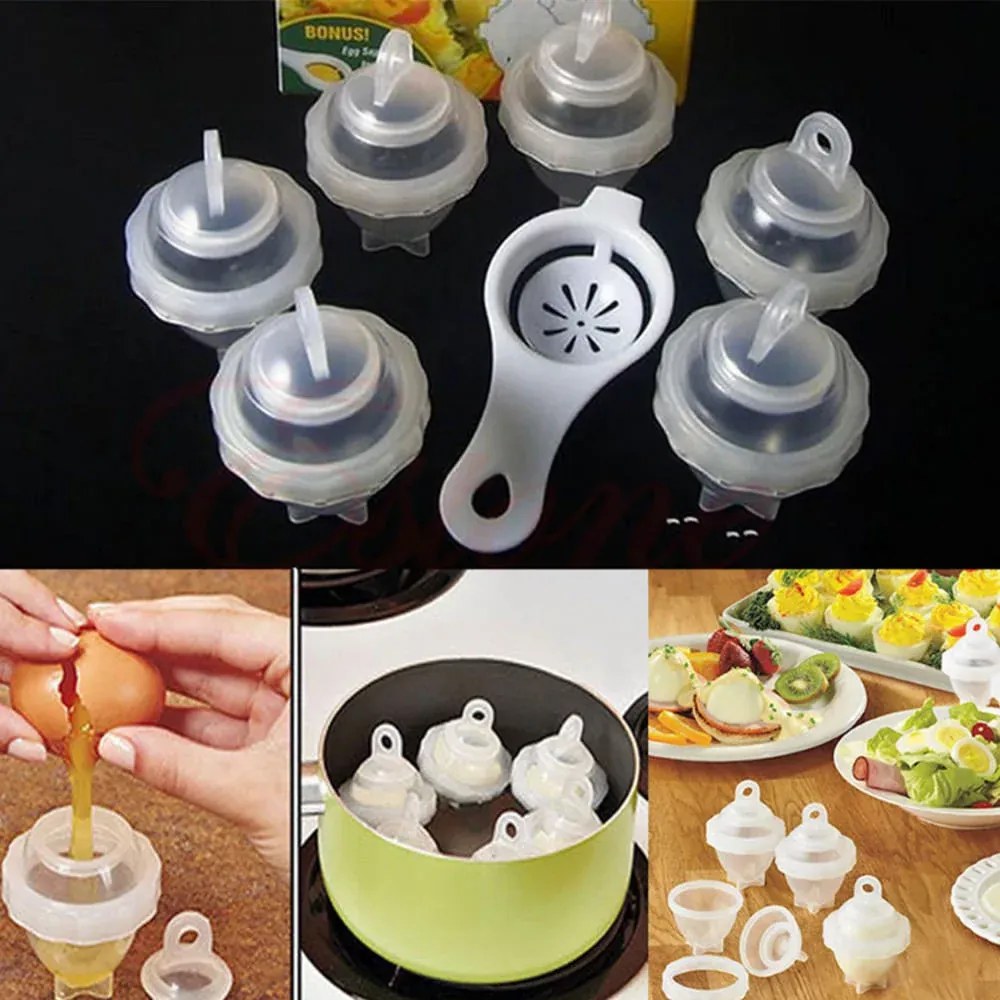 Zaparkorun Tojásfőző pohár - 6 db + tojás szétválasztó